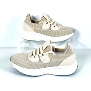 Outwoods Stride1 Cream Lace-Up Fashion Sneakers New Sz 8.5 M